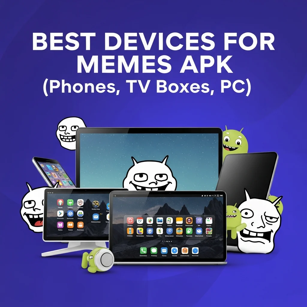 Best Devices for Memes APK (Phones, TV Boxes, PC)